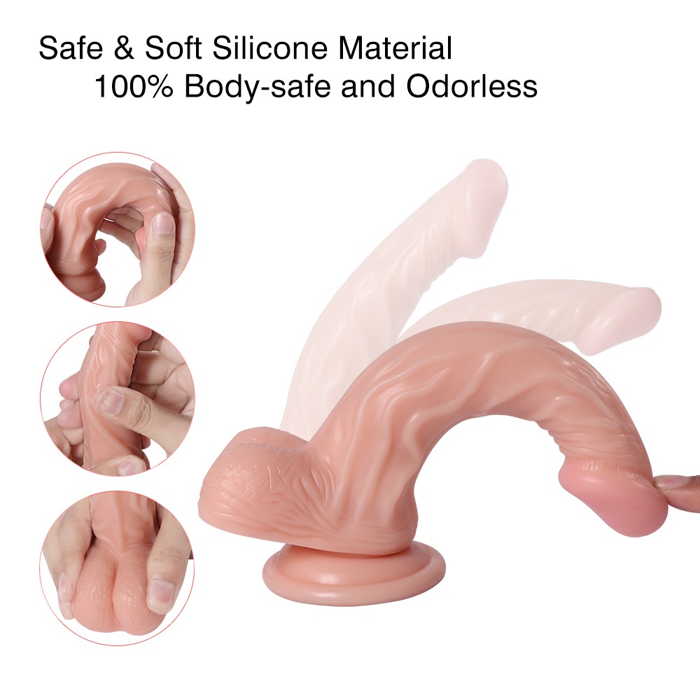Bonilove 18.5 Cm Esnek Ve Bükülebilir Yumuşak Dokulu Realistik Penis