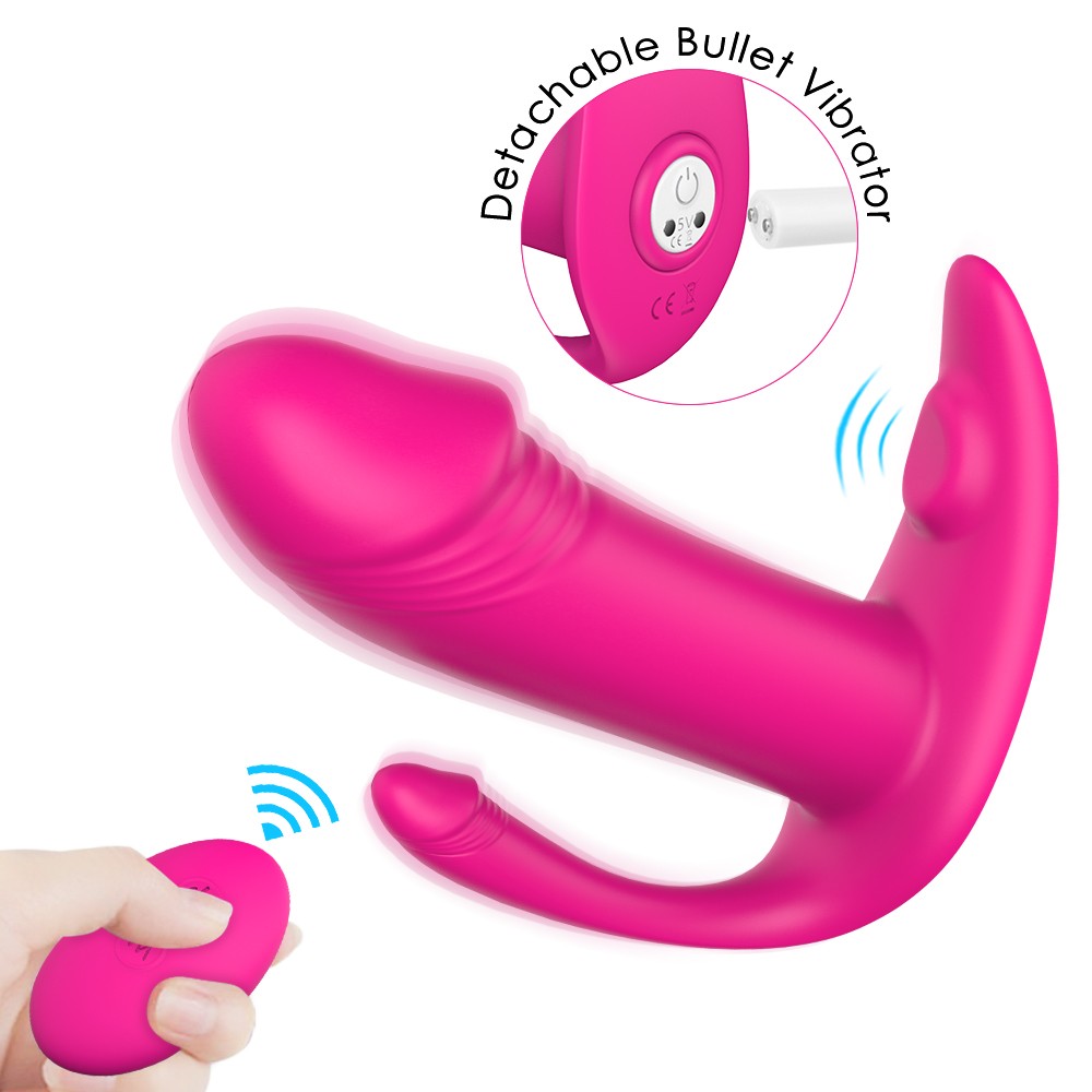 Did 9 Modlu Titreşimli Giyilebilen Anal ve Vajinal Kumandalı Vibratör