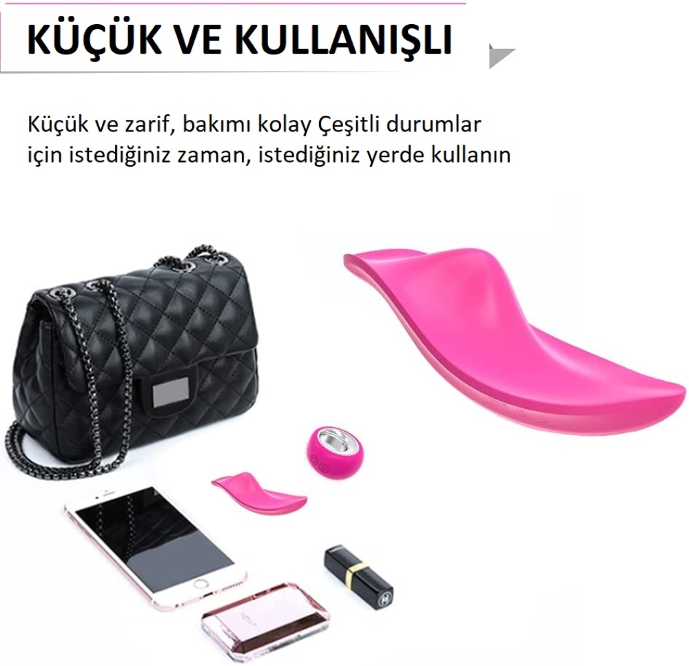 Dobby Kumandalı Giyilebilen Şarjlı & Su Geçirmez Titreşimli Vibratör