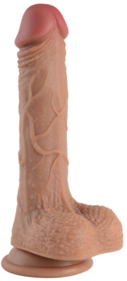 Double Layer Çift Katmanlı Ultra Yumuşak 21 Cm Realistik Penis	