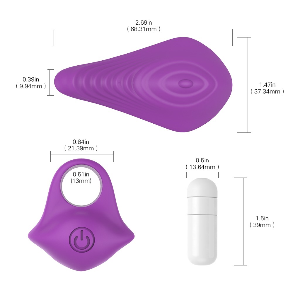 Finger Klitoris Özel Su Geçirmez Parmağa Takılabilen Mini Titreşimli Vibratör