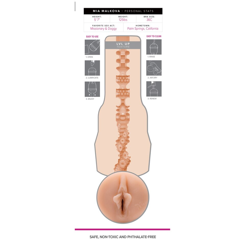 Fleshlight Girls Mia Malkova Lvl Up Vajina Mastürbator
