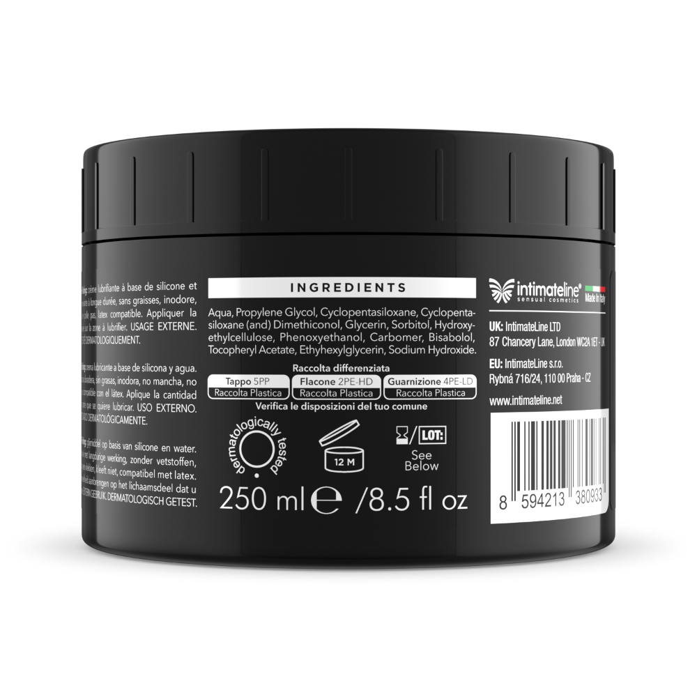 İntimateline Boyglide Fisting 250 ml Su ve Silikon Bazlı Kayganlaştırıcı Jel