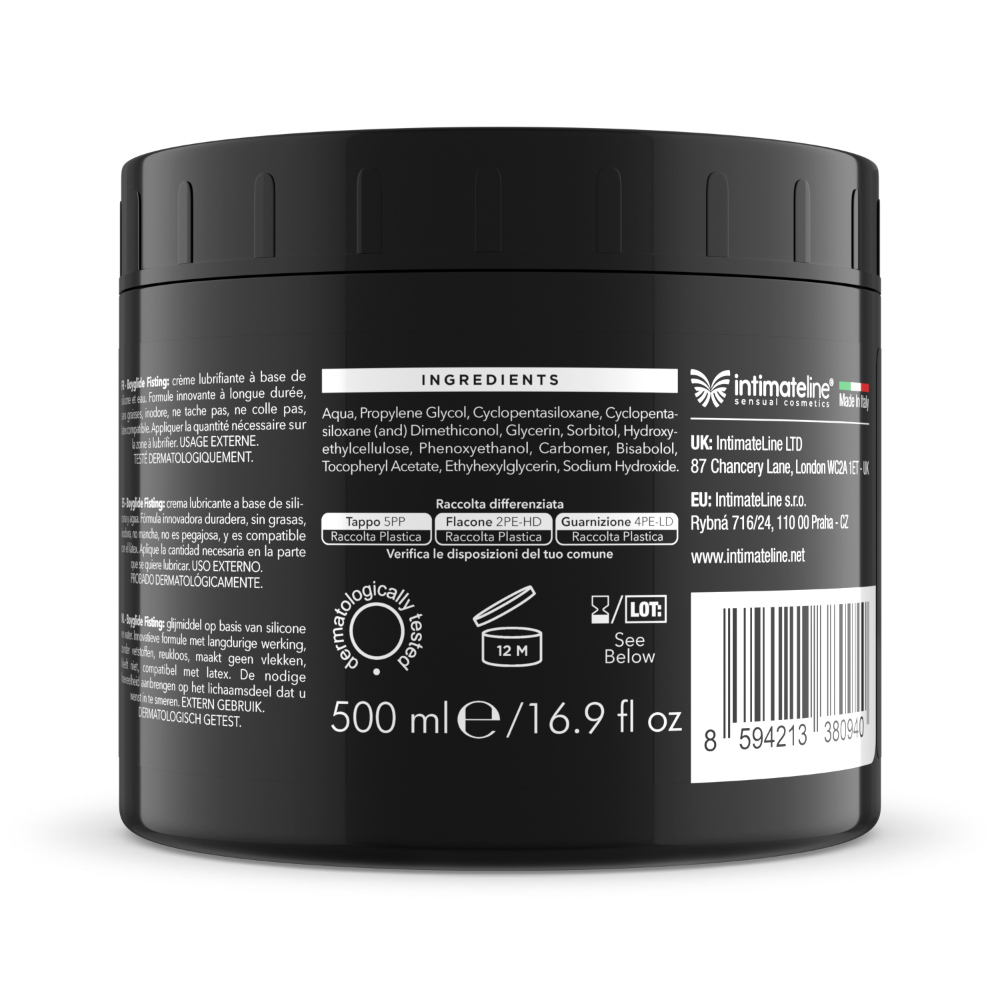 İntimateline Boyglide Fisting 500 ml Su ve Silikon Bazlı Kayganlaştırıcı Jel