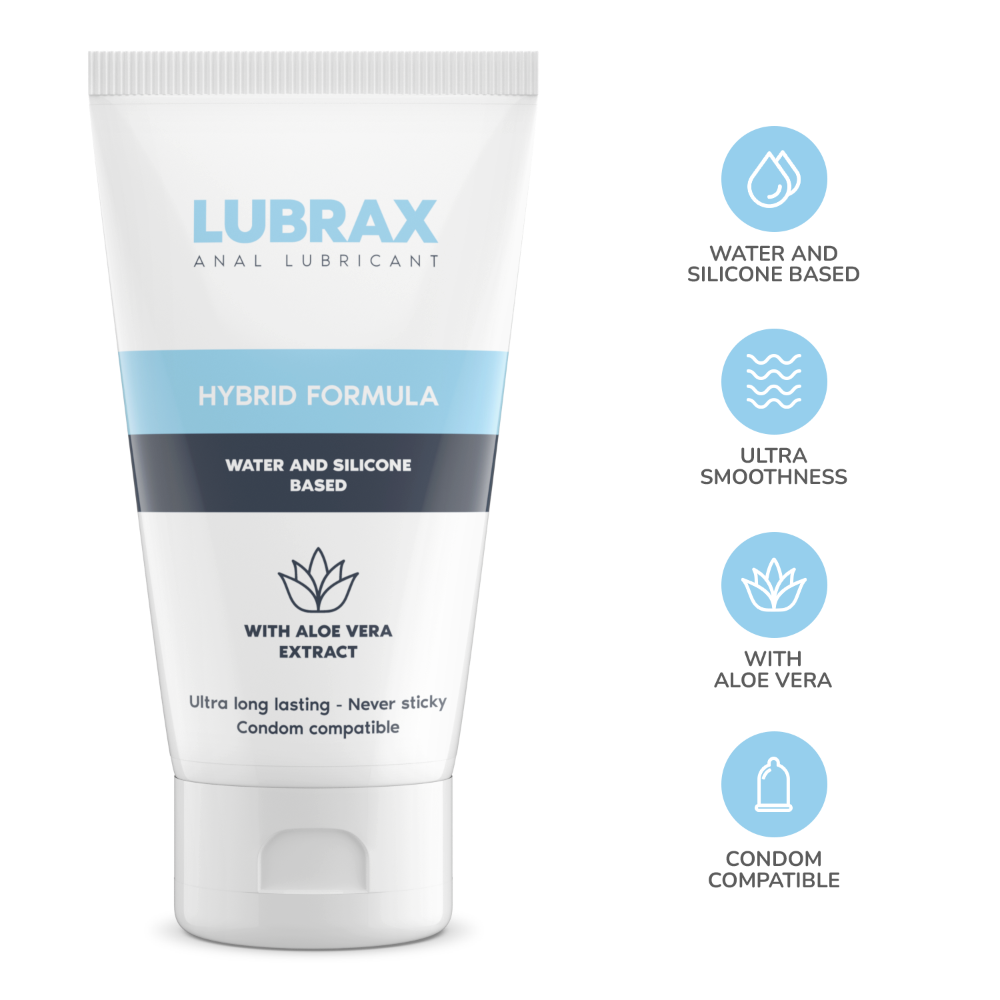 İntimateline Lubrax Silikon&Su Bazlı Hybrid Formül Aloe Vera Özlü 50 Ml Anal Kayganlaştırıcı Jel