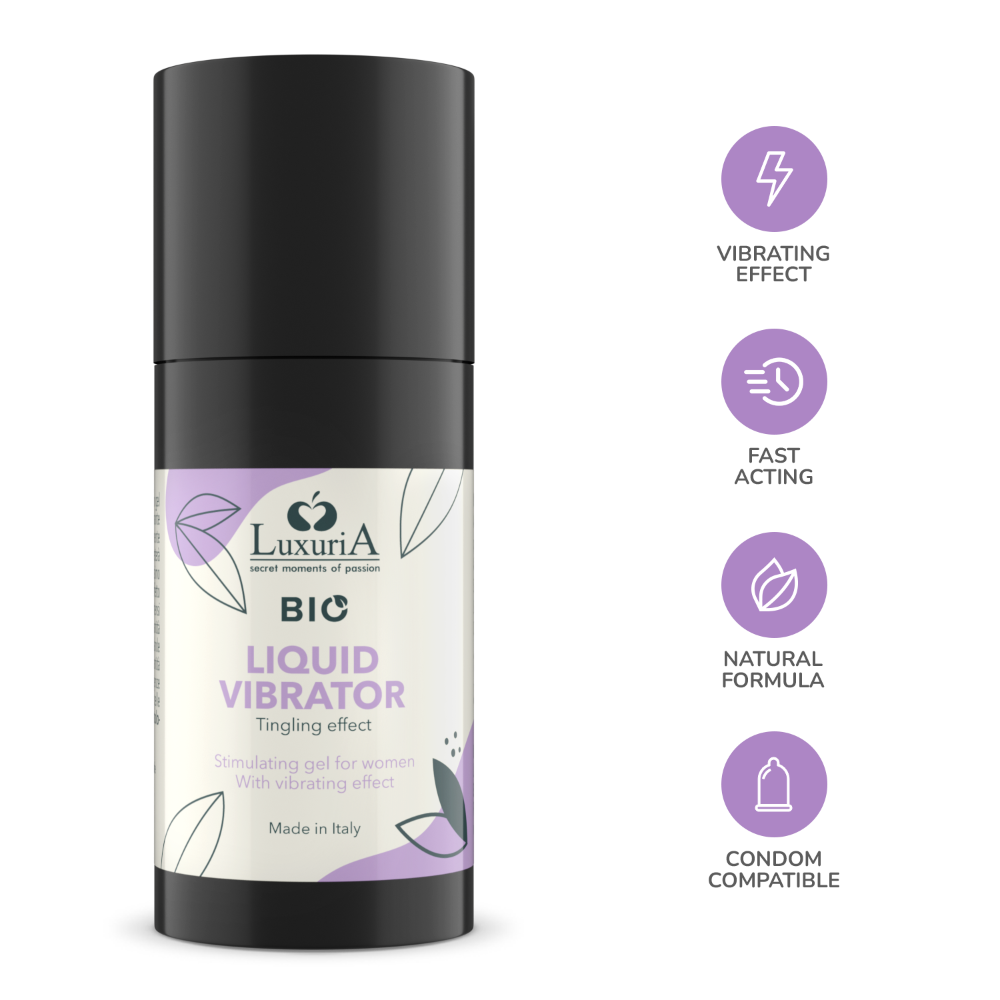 İntimateline Luxuria BIO Stimulating Sıvı Vibratör Tingling Effect 15 ml Gel