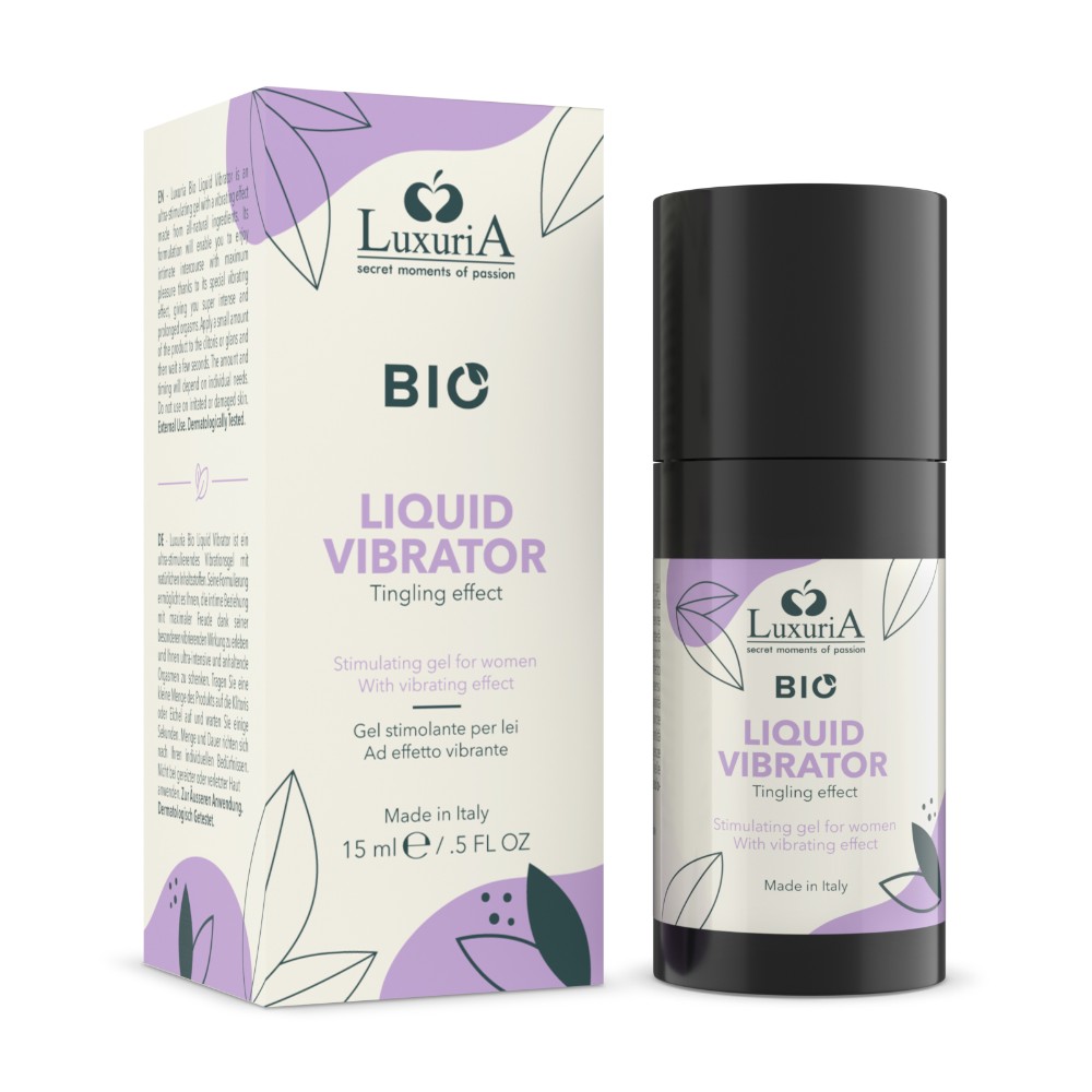 İntimateline Luxuria BIO Stimulating Sıvı Vibratör Tingling Effect 15 ml Gel