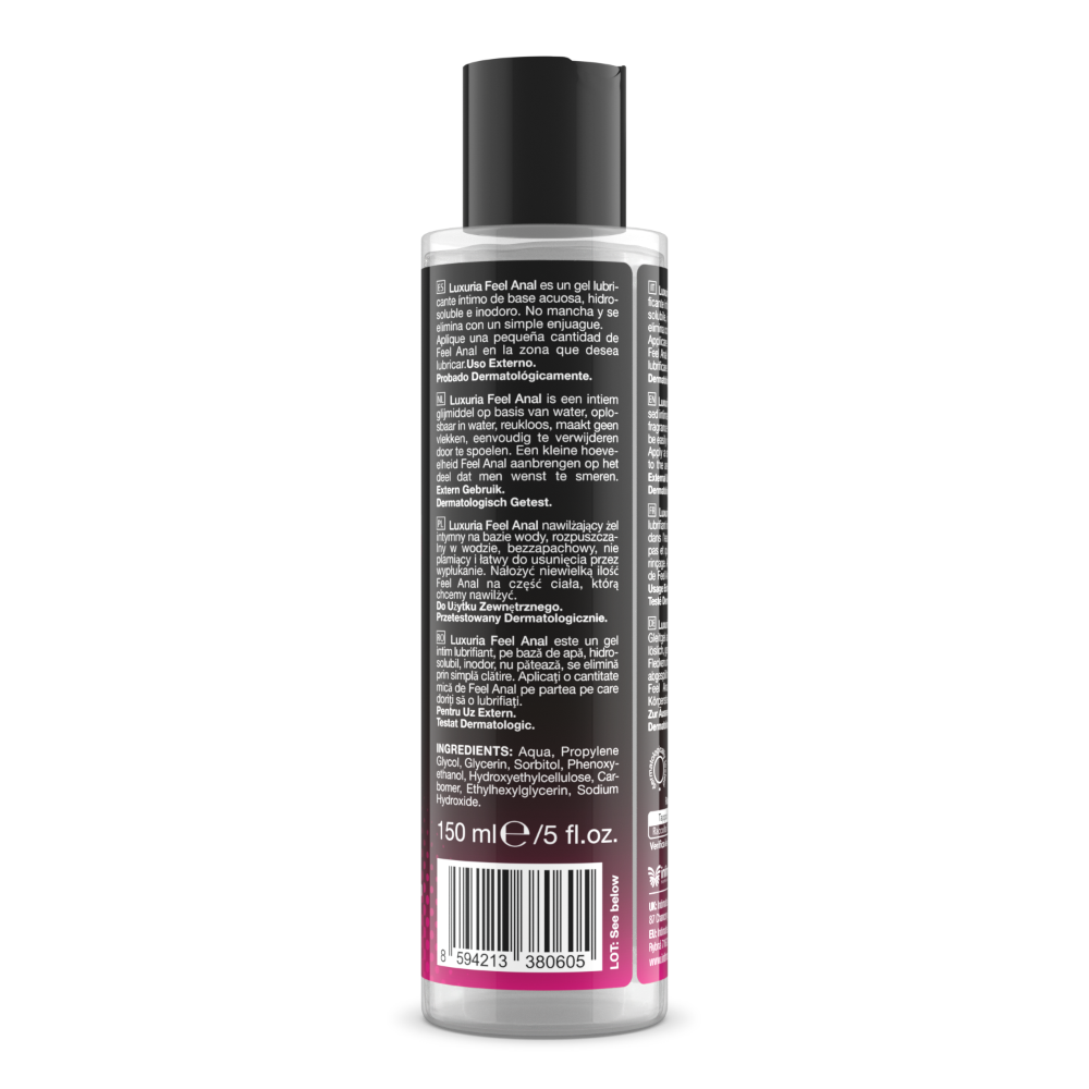İntimateline Luxuria Feel Anal 150 ml Kayganlaştırıcı Jel