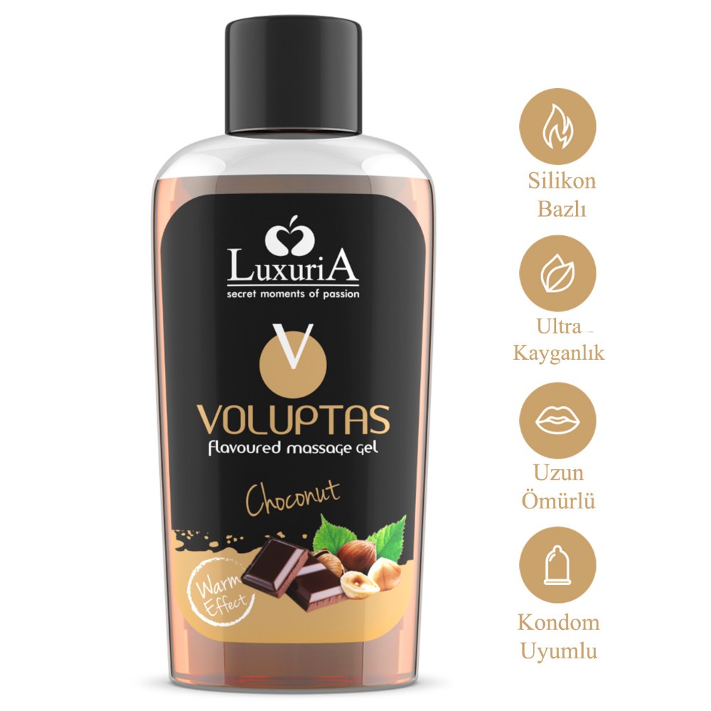 İntimateline Voluptas Choconut Aromalı Isıtıcı 100 Ml Masaj Jeli