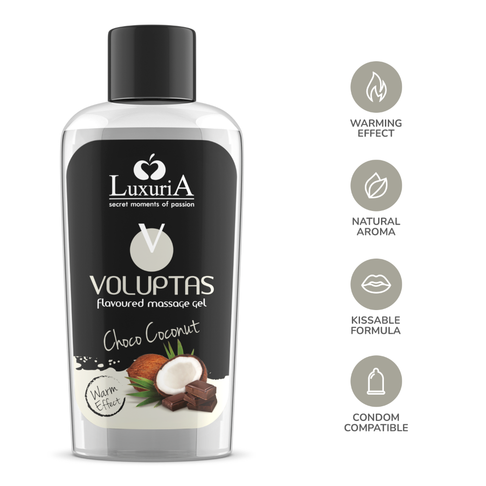 İntimateline Voluptas H.Cevizi - Çikolata Aromalı Isıtıcı 100 Ml Masaj Jeli