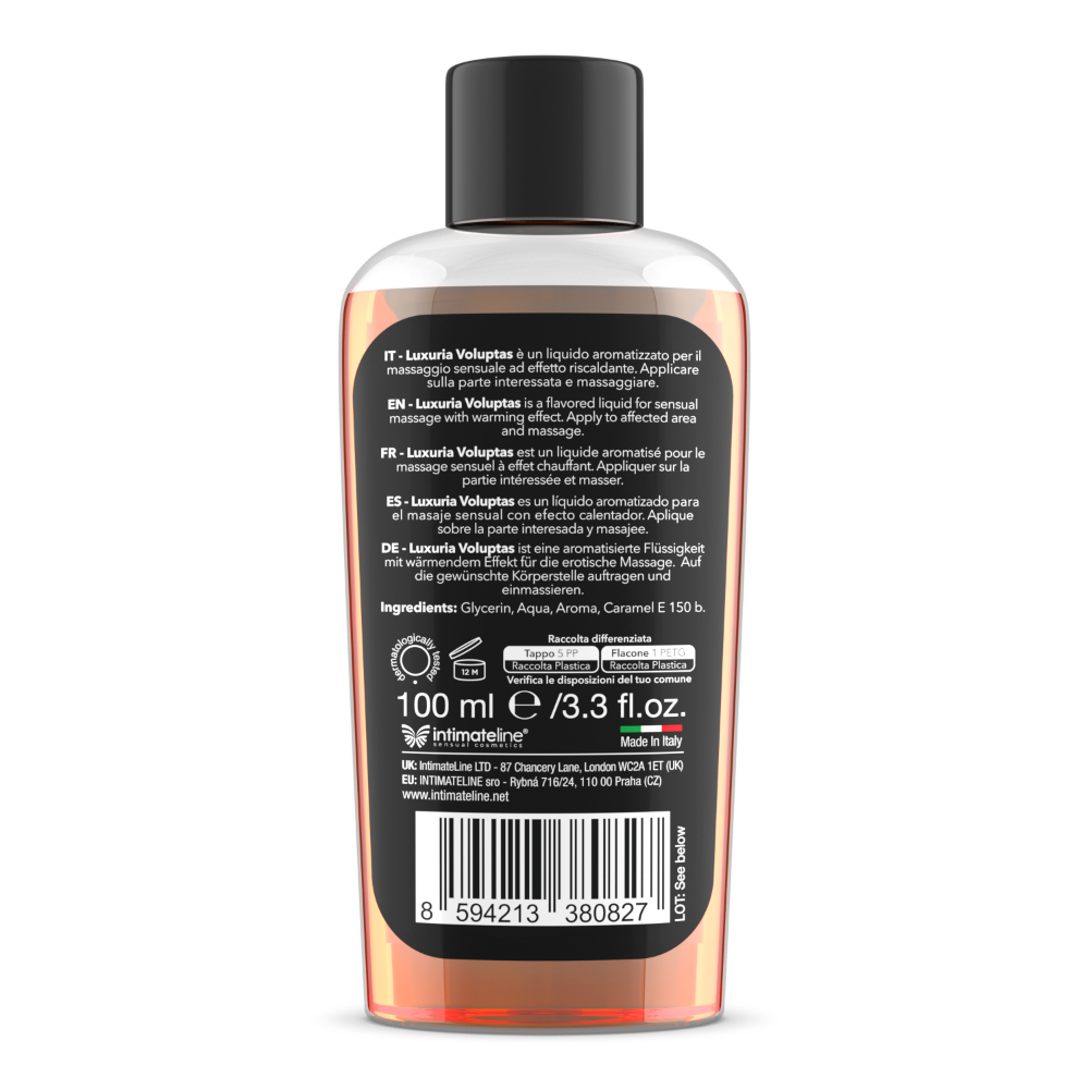 İntimateline Voluptas Karamel Aromalı Isıtıcı 100 Ml Masaj Jeli