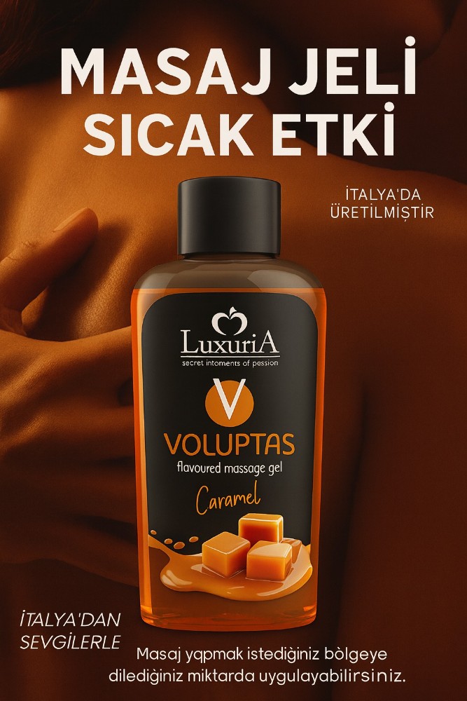 İntimateline Voluptas Karamel Aromalı Isıtıcı 100 Ml Masaj Jeli
