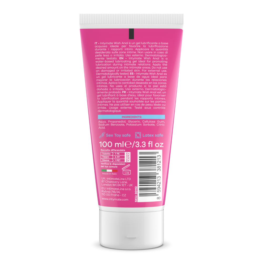 İntimateline Wish 100 ml Anal Kayganlaştırıcı
