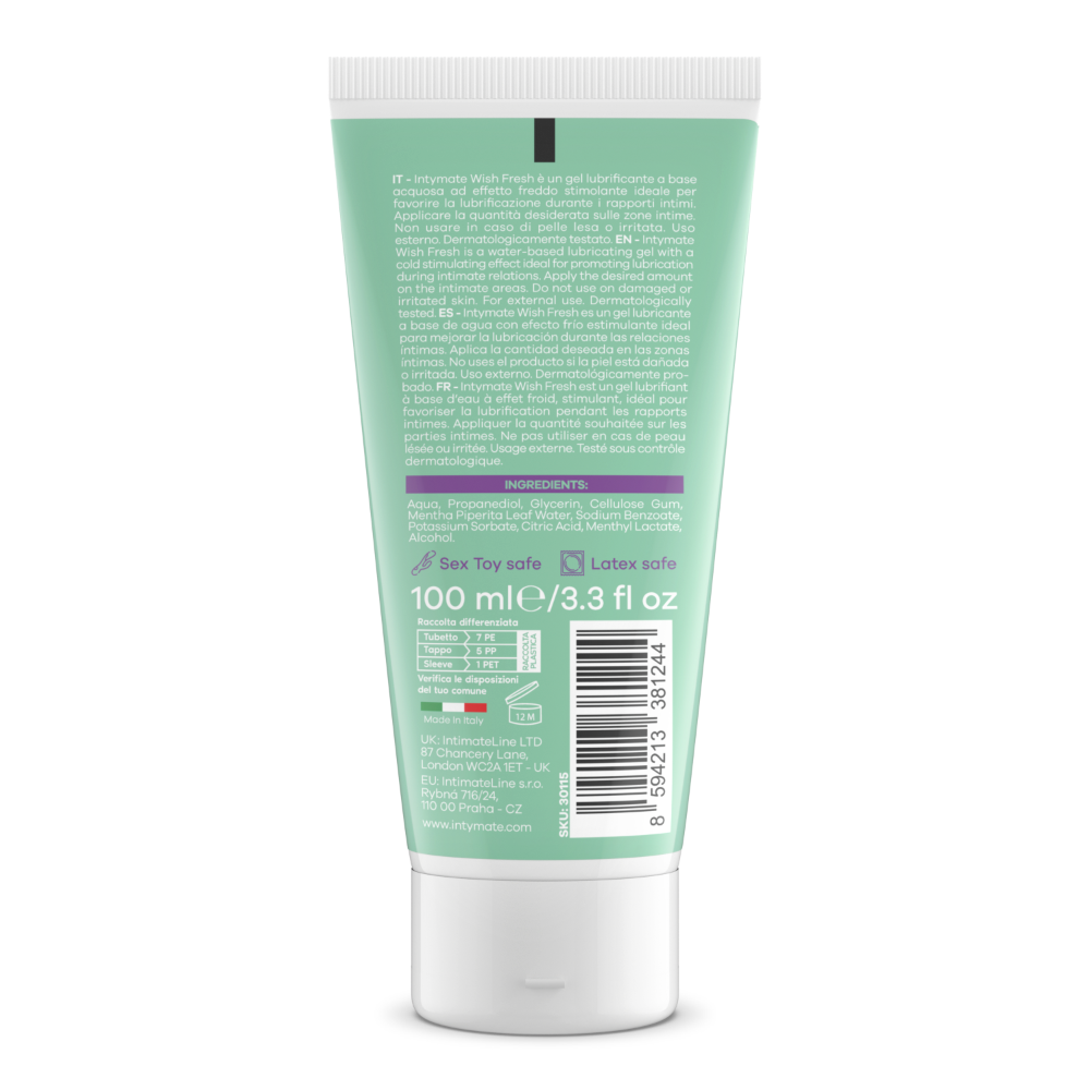 İntimateline Wish Fresh 100 ml Kayganlaştırıcı Jel