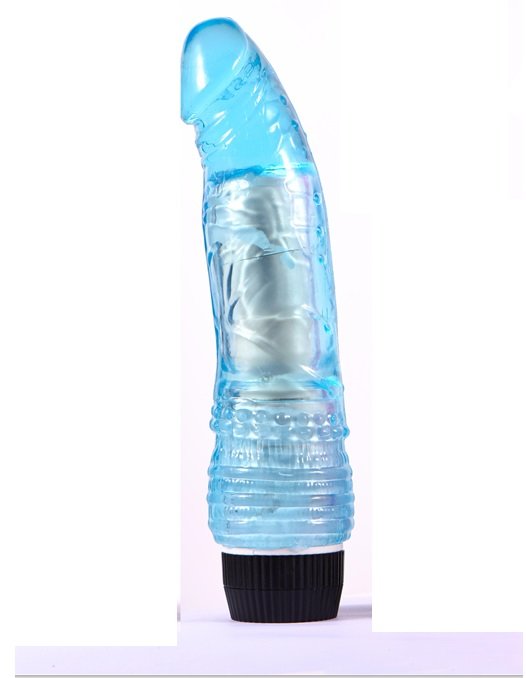 Kademeli Ayarlanabilir Güçlü Titreşimli 19 Cm Mavi Vibratör