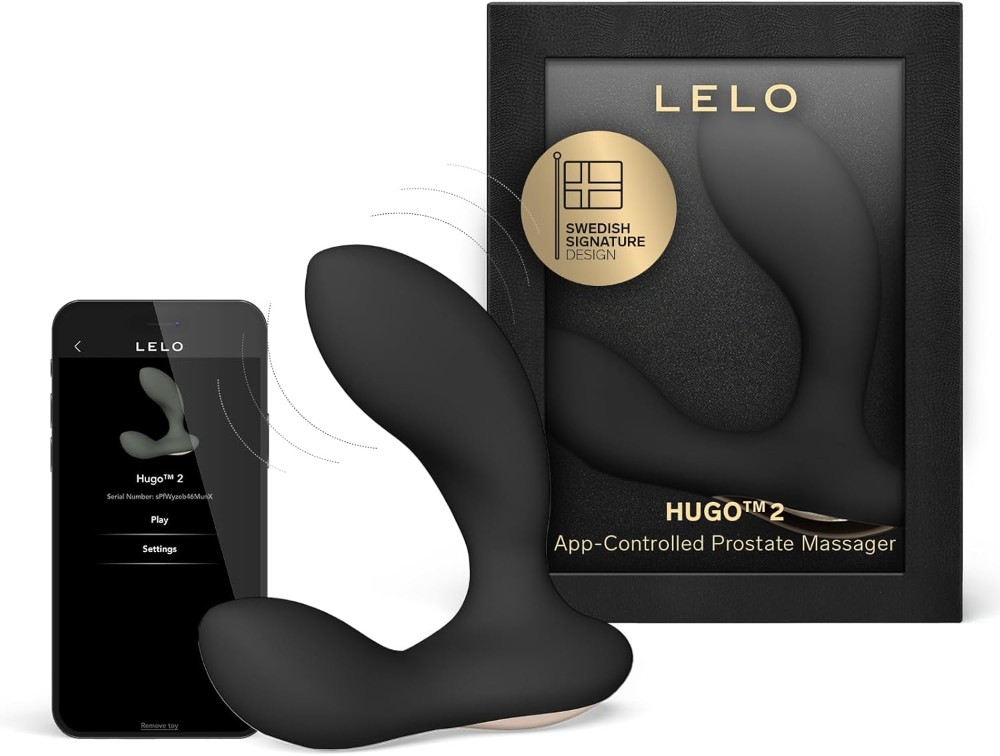 Lelo Hugo 2 Black Kumanda Kontrollü Prostat Masaj Aleti