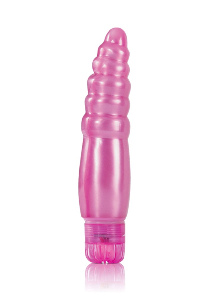 Lollies Pixie Anal ve Vajinal Kullanılabilen 16 Cm Boğumlu Jel Vibratör Plug