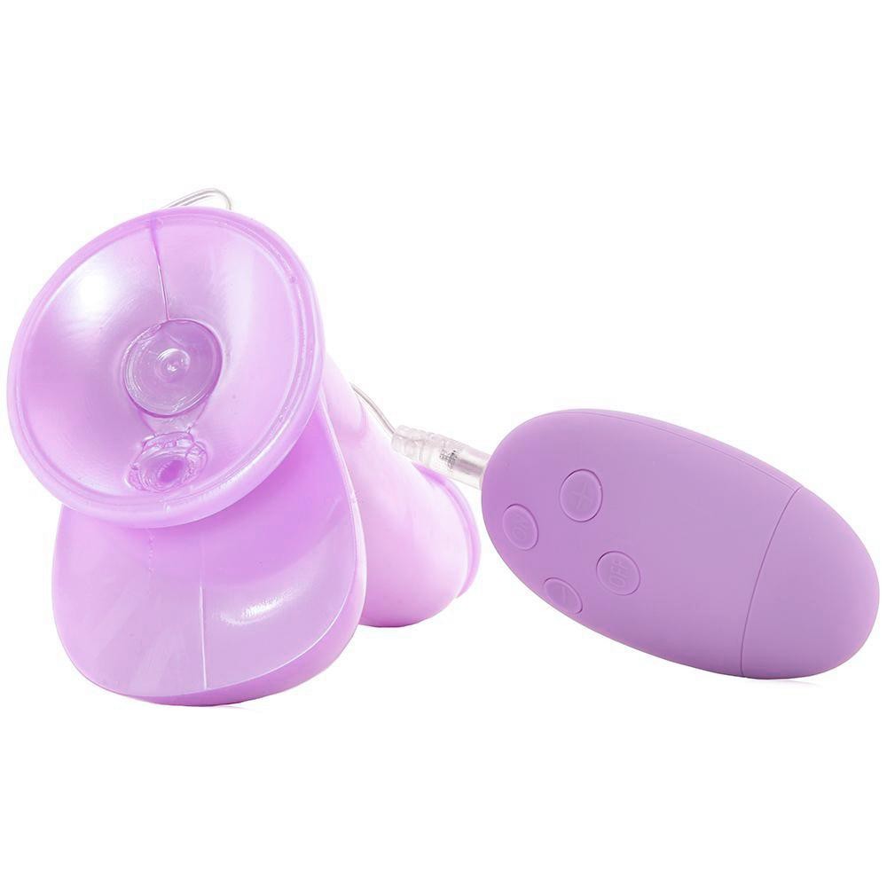 Lollies Sugardaddy 20 Cm Ekstra Gerçekci Jel Dokulu Mor Dildo Vibratör 