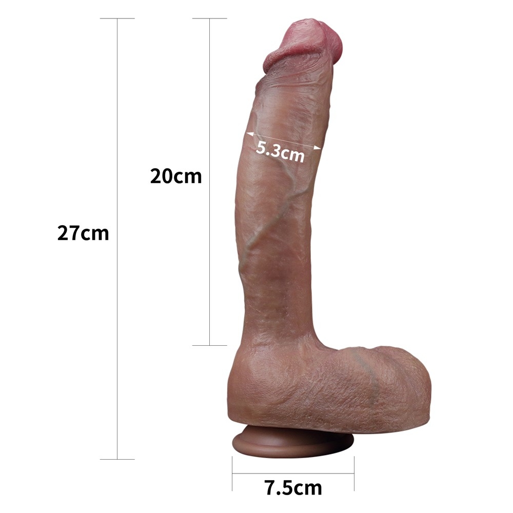 Lovetoy Nature Cock Çift Katmanlı 27 Cm Ultra Gerçekçi Realistik Penis-411052
