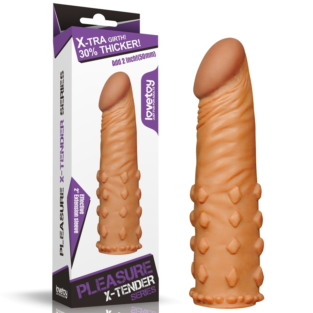 Lovetoy X-TENDER Realistik Penis Kılıfı-LV1054B