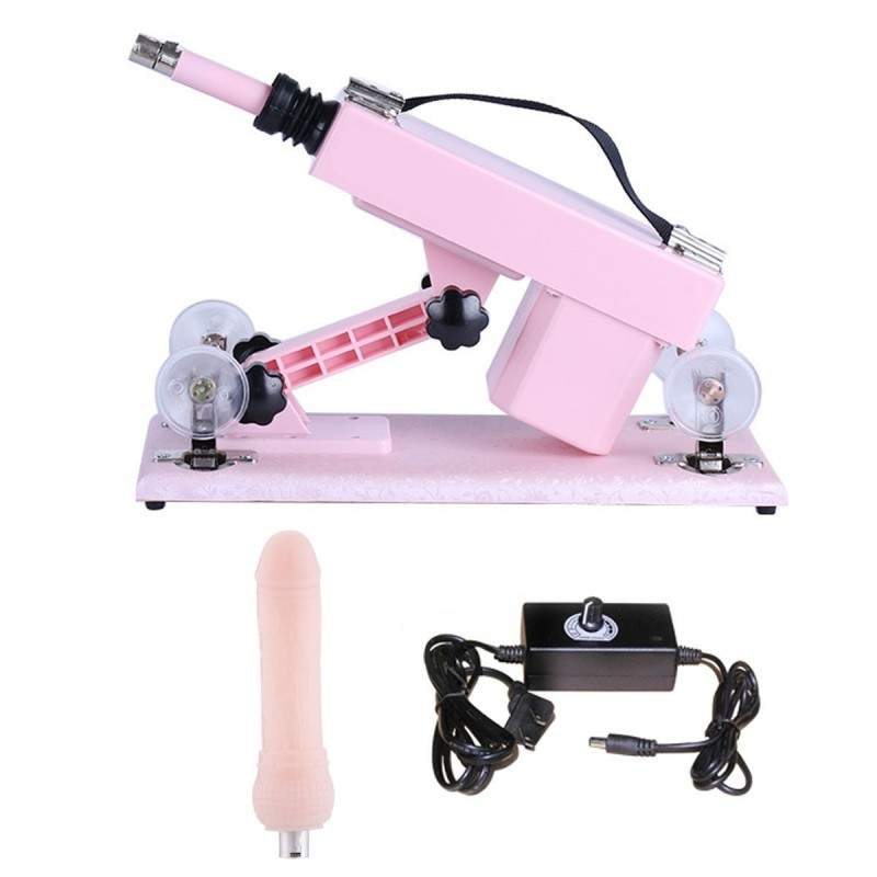 Machine Gidip Gelmeli Vantuzlu Güçlü Seks Pembe Seks Makinesi