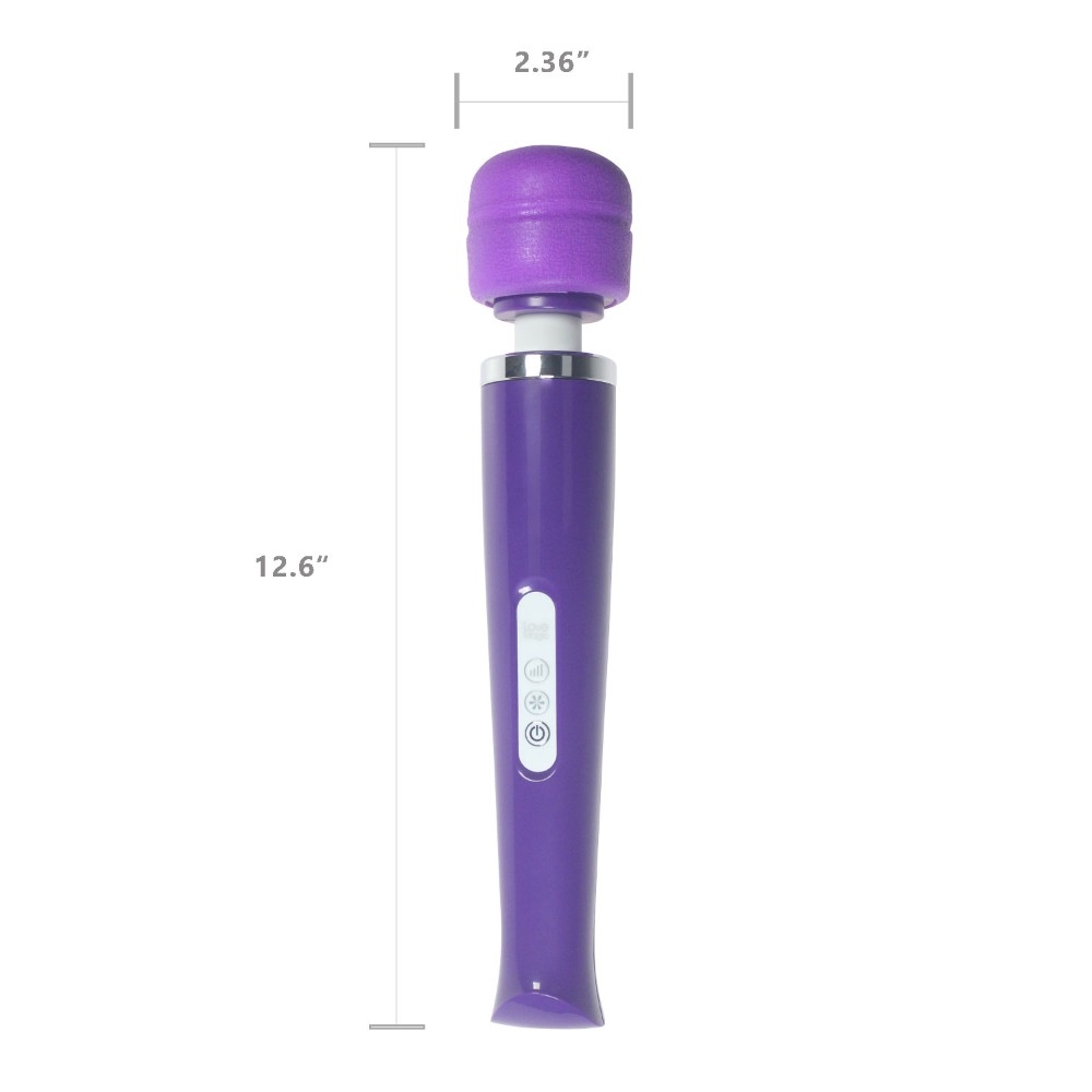 Magic Wand 20 Hızlı Şarjlı Mor Masaj ve Orgazm Vibratör