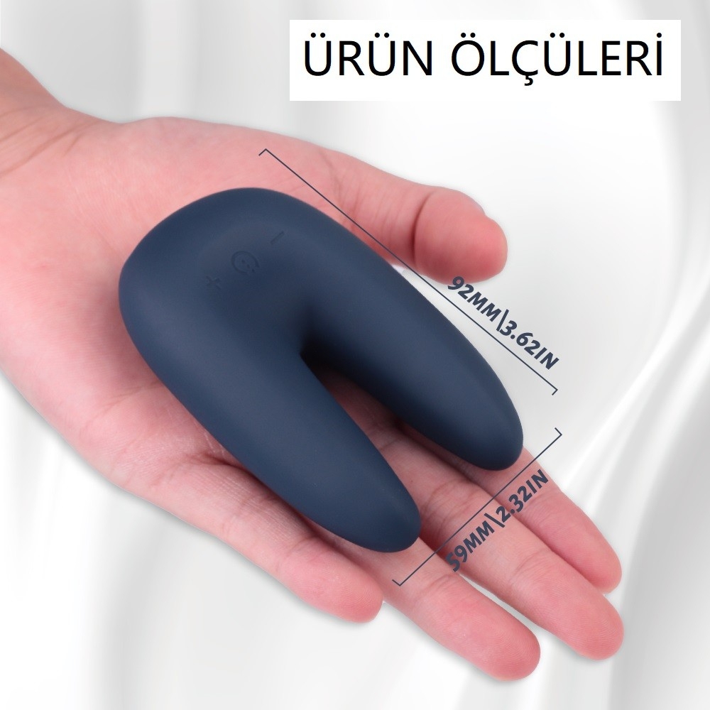 Mia 9 Fonksiyonlu Titreşimli Çift Uçlu Su Geçirmez Şarjlı Vibratör