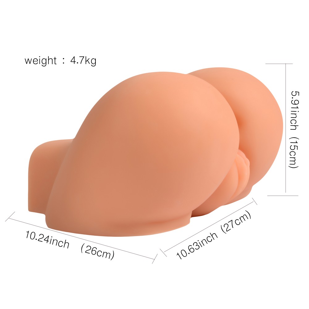 Realistik 2 İşlevli 5 Kg Büyük Boy Kalça Vajina ve Anüs