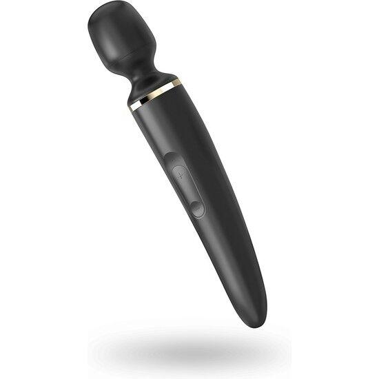 Satisfyer Büyük Boy Siyah 50 Modlu Titreşimli Güçlü Masaj Aleti Vibratör