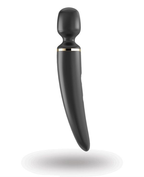 Satisfyer Büyük Boy Siyah 50 Modlu Titreşimli Güçlü Masaj Aleti Vibratör
