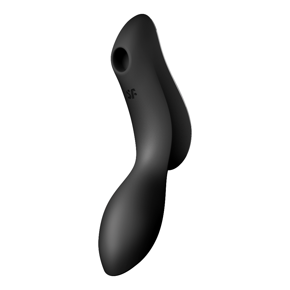 Satisfyer Curvy Trinity 2 Black Emişli&Titreşimli Klitoris Uyarıcı Vibratör  