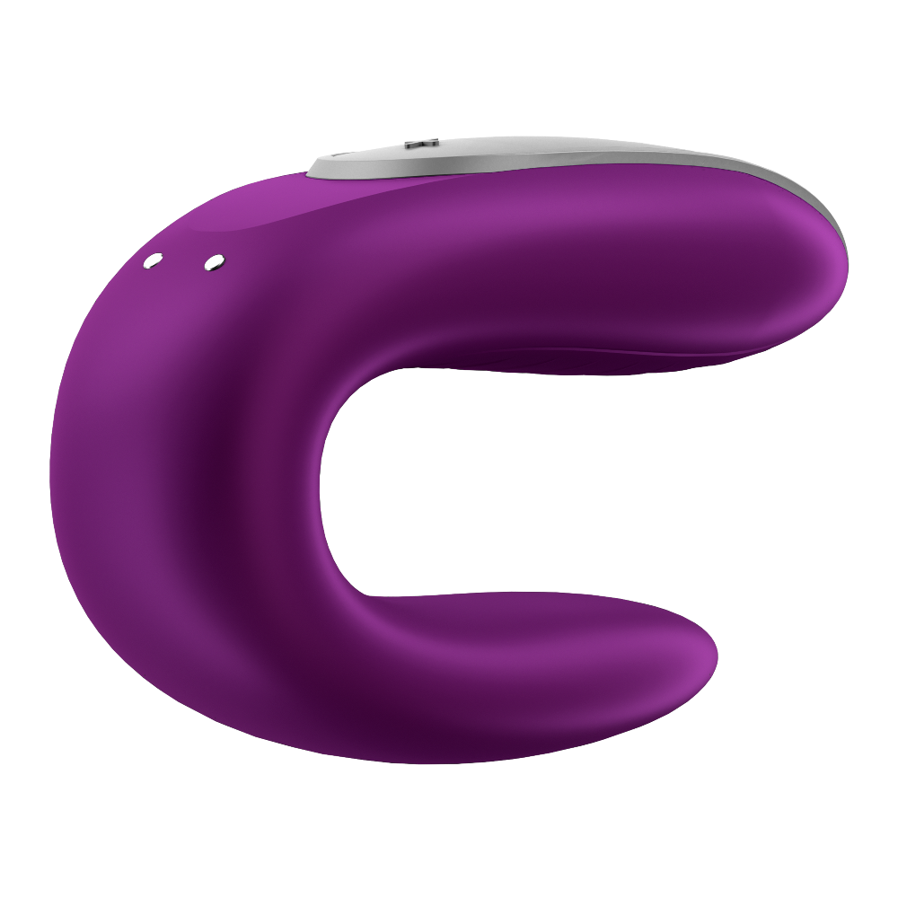Satisfyer Double Fun Violet Telefon Kontrollü Çiftlere Özel Vibratör