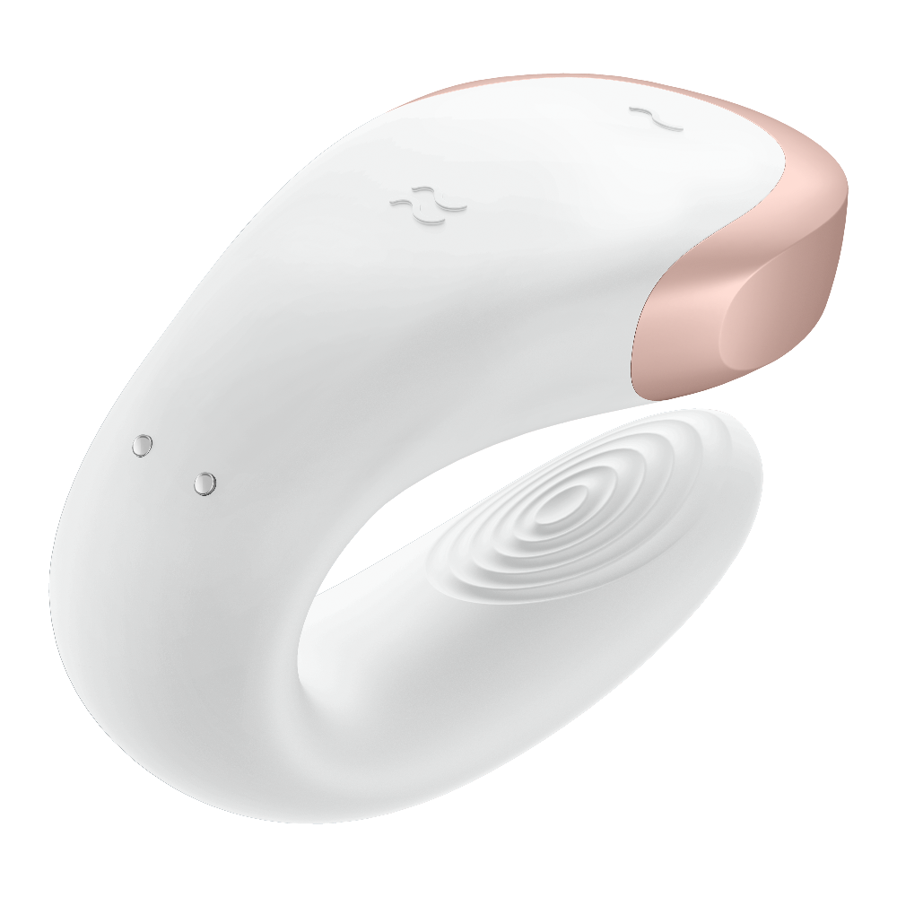Satisfyer Double Love White Telefon Kontrollü Çiftlere Özel Vibratör