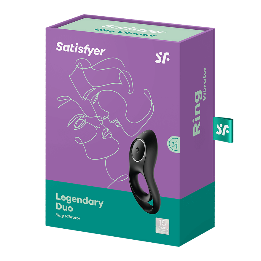 Satisfyer Legendary Duo 12 Modlu Titreşimli Şarjlı Su Geçirmez Penis Halkası