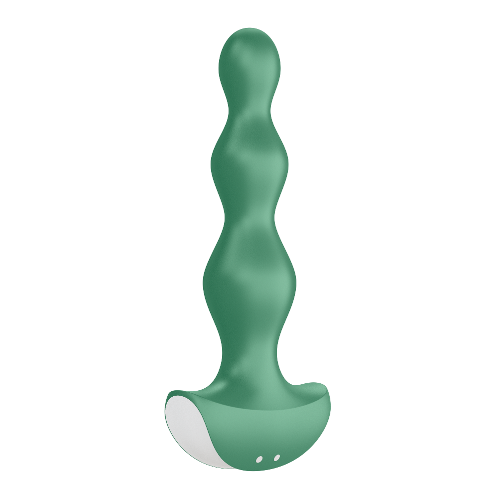 Satisfyer Lolli Plug 2 - 12 Fonksiyonlu Titreşimli Boğumlu Yeşil Anal Plug Vibratör
