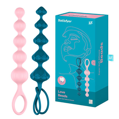 Satisfyer Love Beads Renkli Silikon Anal Toplar