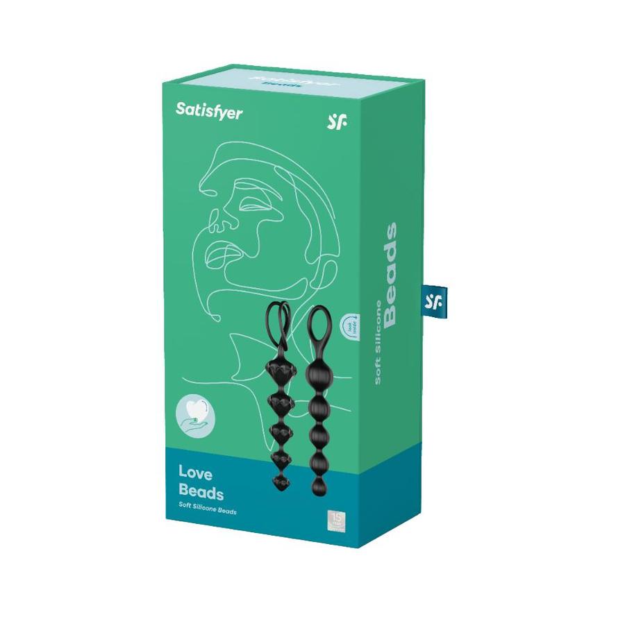 Satisfyer Love Beads Siyah Anal Toplar