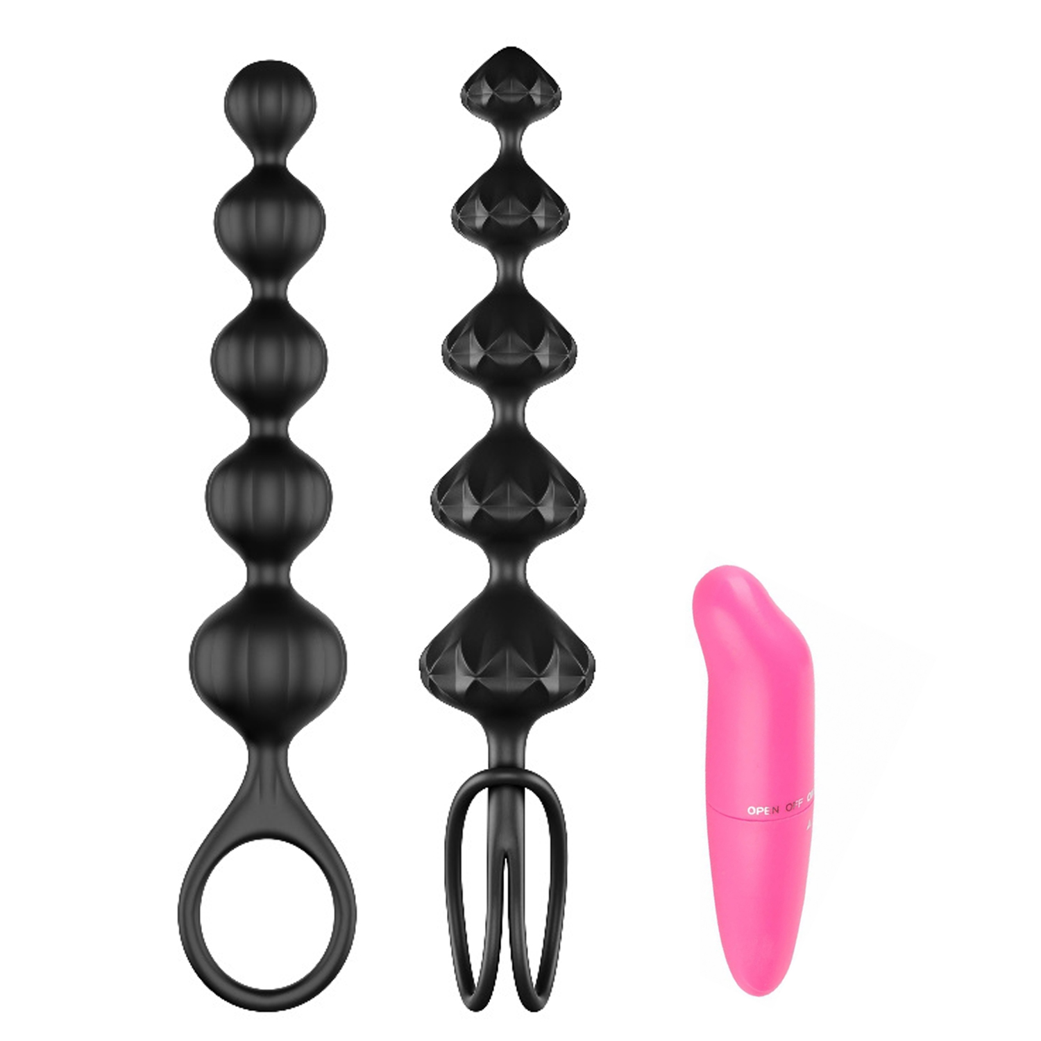 Satisfyer Love Beads Siyah Anal Toplar