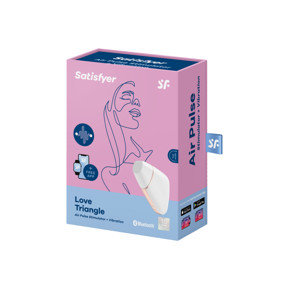 Satisfyer Love Triangle Klitoris Stimülatörü ve App Kontrol Titreşimli Vibratör