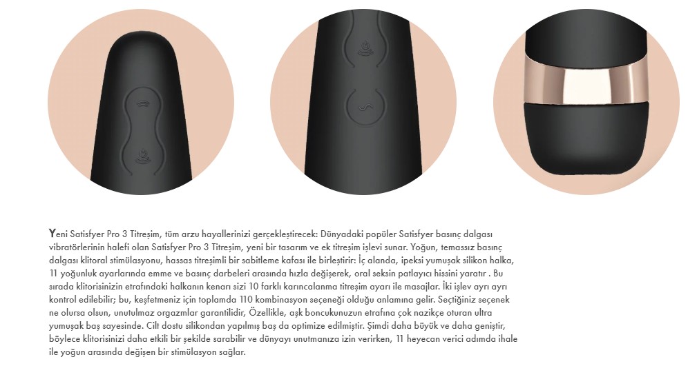 Satisfyer Luxury Haute Couture Black Klitoral Smilasyon Vibratörü