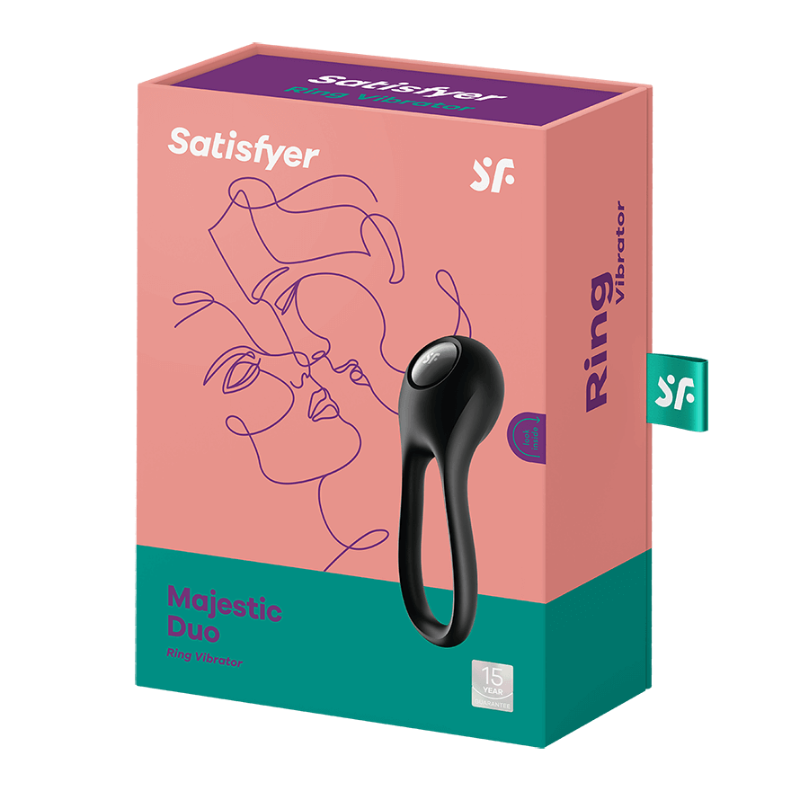 Satisfyer Majestic Duo 12 Modlu Titreşimli Şarjlı Penis Halkası