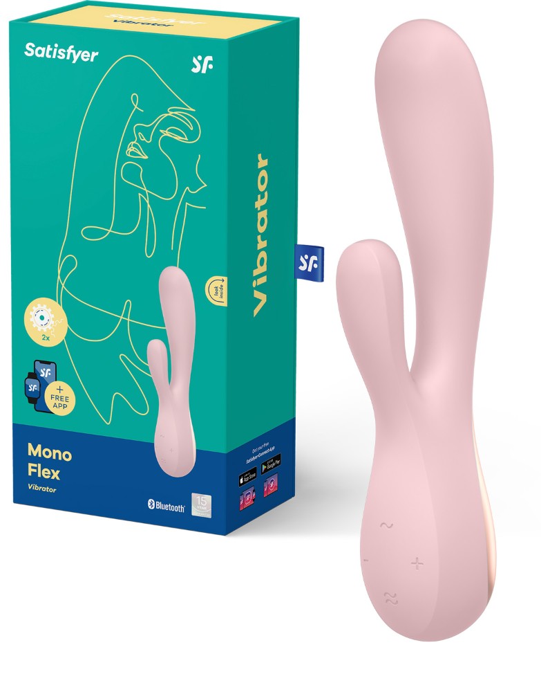 Satisfyer Mono Flex Mauve Telefon Kontrol Rabbit Vibratör 