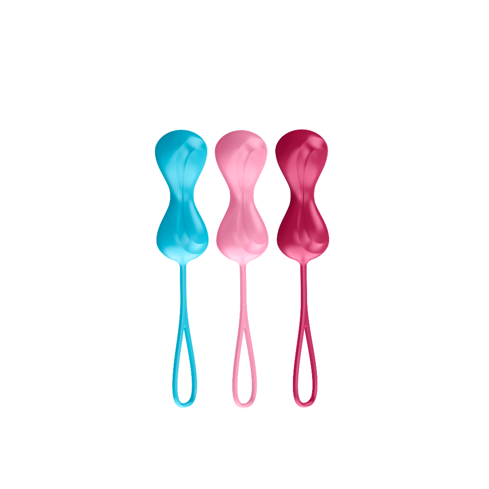 Satisfyer Power Balls 3 Adet Yumuşak Silikon Kegel Egzersiz Top Seti