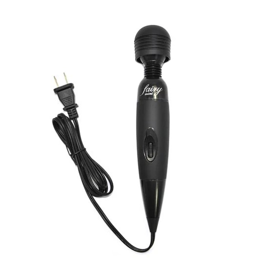 Siyah Güçlü Ayarlanabilir Titreşime Sahip Elektrikli Masaj Aleti