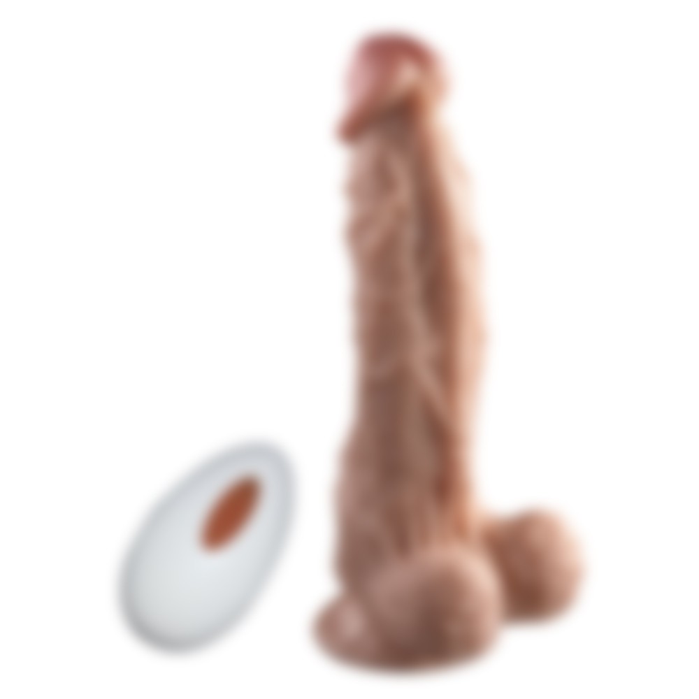 Trumpet 19 Cm Özel Sıvı Silikon 20 Modlu Titreşimli Kumandalı Şarj Edilebilir Penis