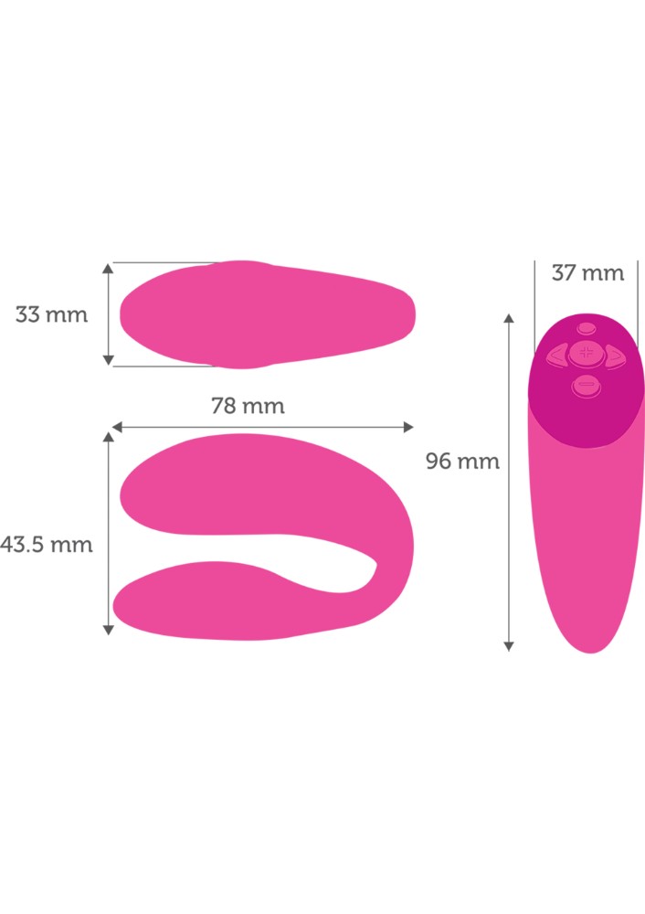 We-Vibe Chorus Cosmic Pink Çiftlere Özel Vibratör