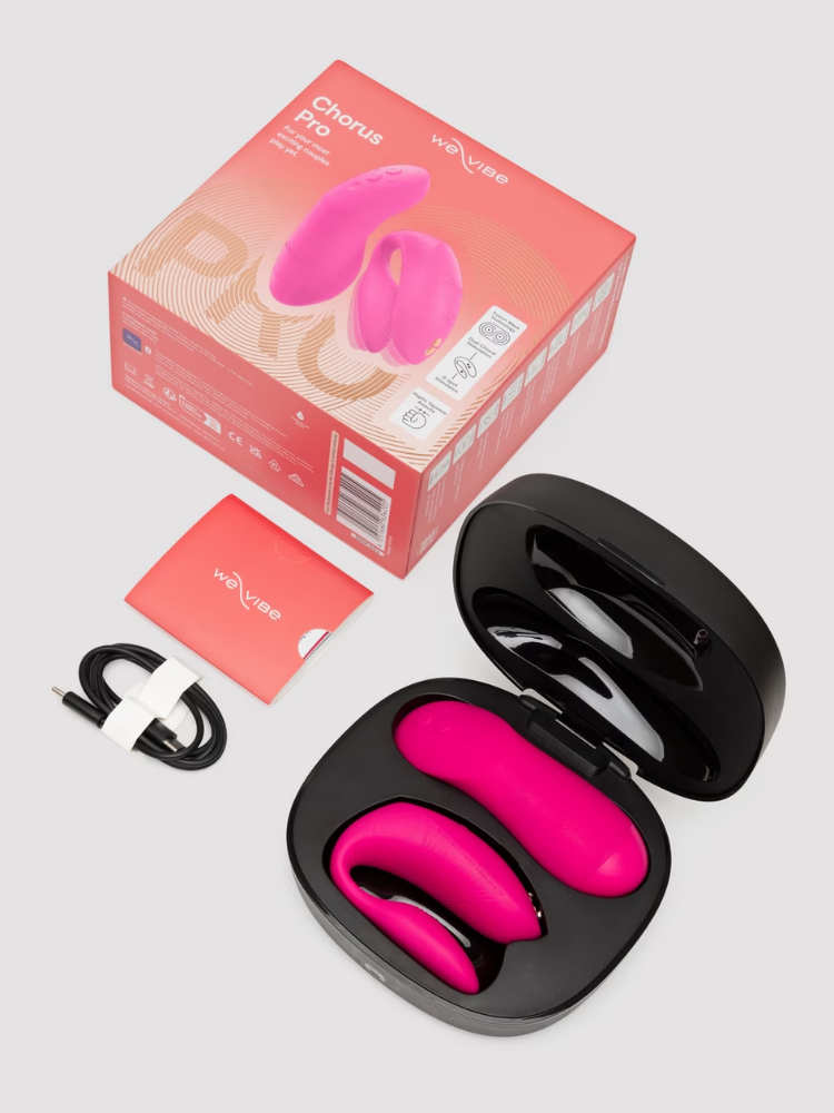 We-Vibe Chorus Pro Electric Pink Uygulama ve Uzaktan Kumandalı Çift Vibratörü