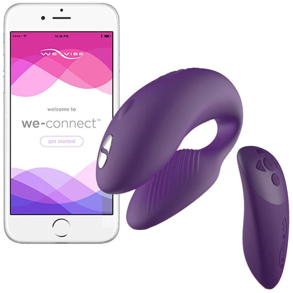 We-Vibe Chorus Purple Çiftlere Özel Telefon Kontrol Vibratör 
