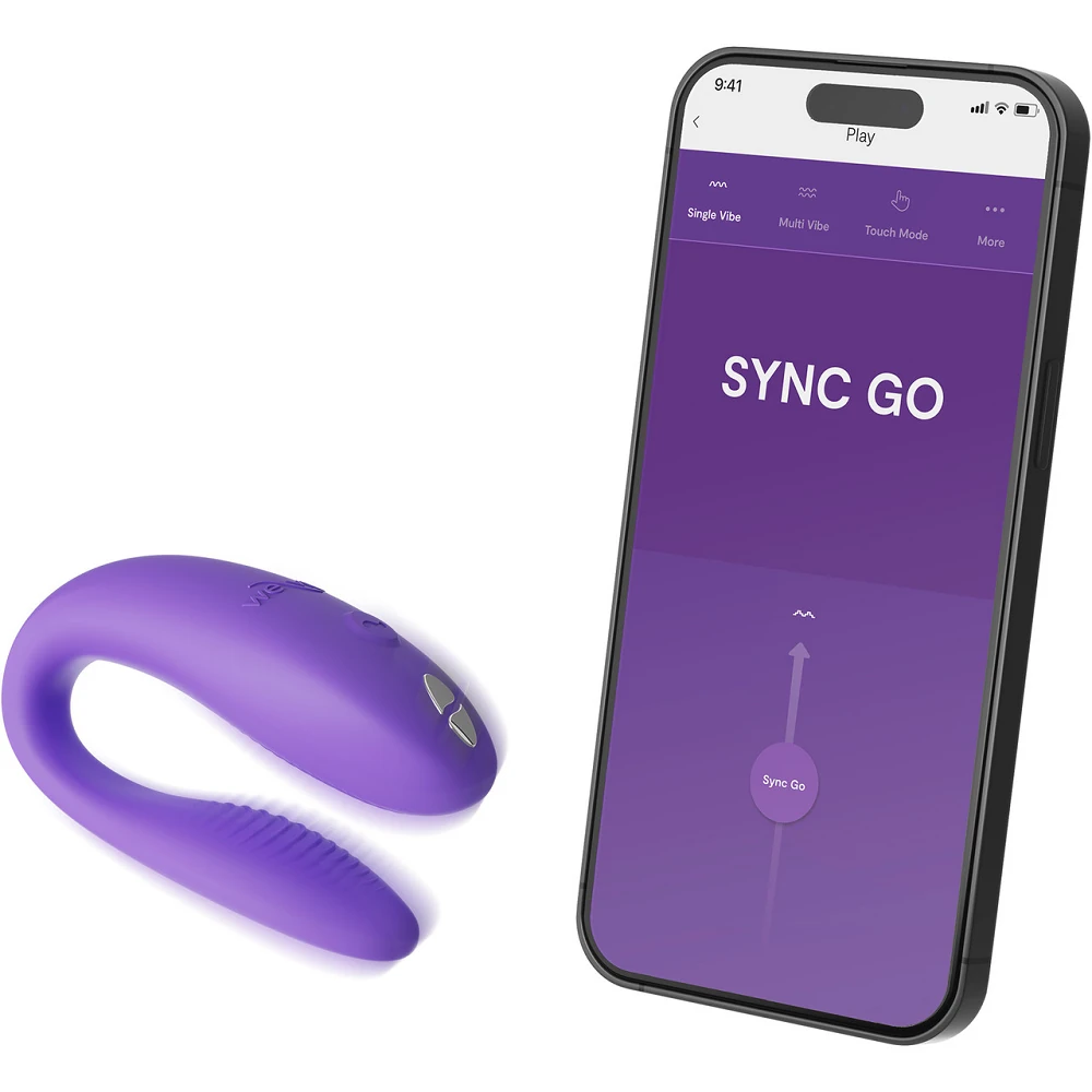 We-Vibe Sync Go Giyilebilir Mor Vibratör