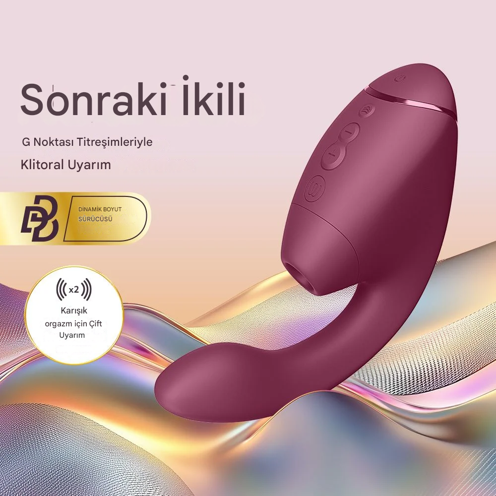 Womanizer Next Duo Dusky Pink 3D Pleasure Air ile Klitoral ve G Noktası Vibratör
